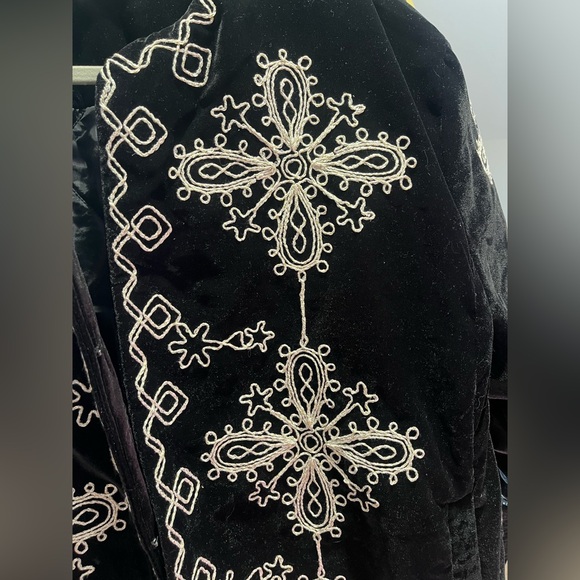 Mia Embroidered Jacket - Black Combo by free people - Picture 8 of 10